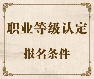 技能等级认定的报名条件